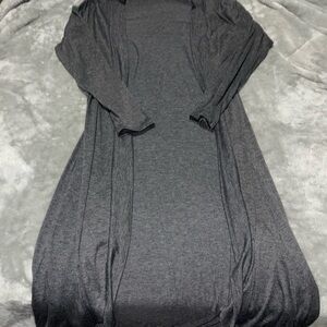 Long Gray Maxi Dress